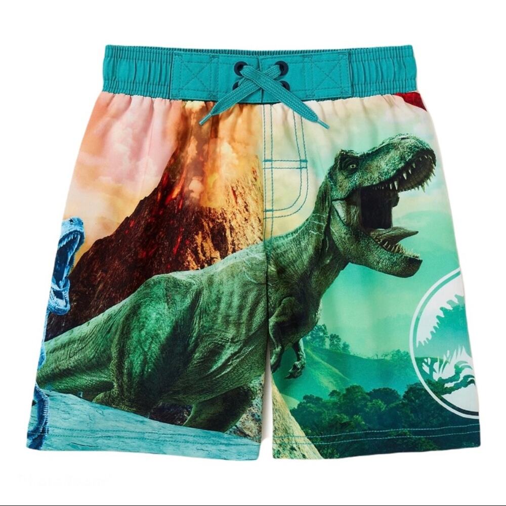 Jurassic World Boys Swim Trunk Shorts-L(10-12)